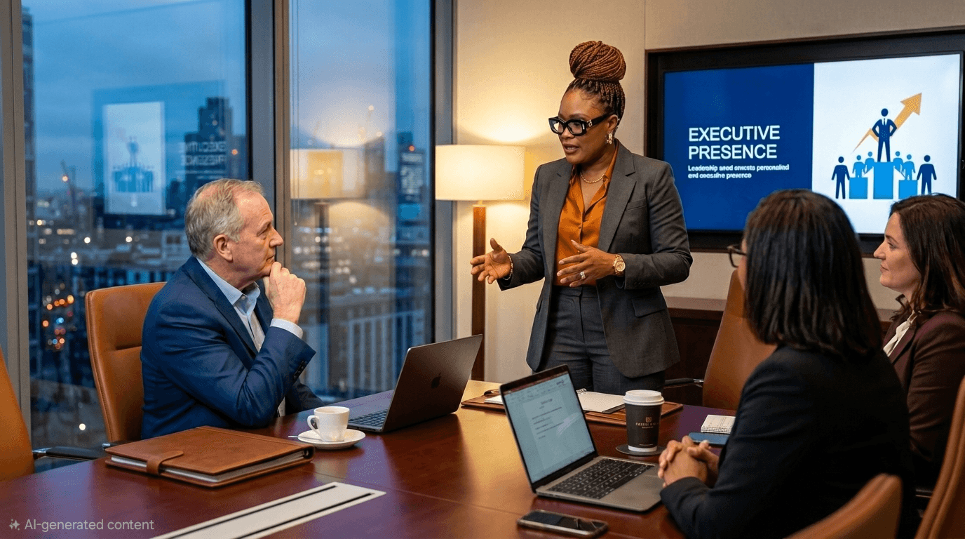 executive presence coaching for woemn in senior leadership
