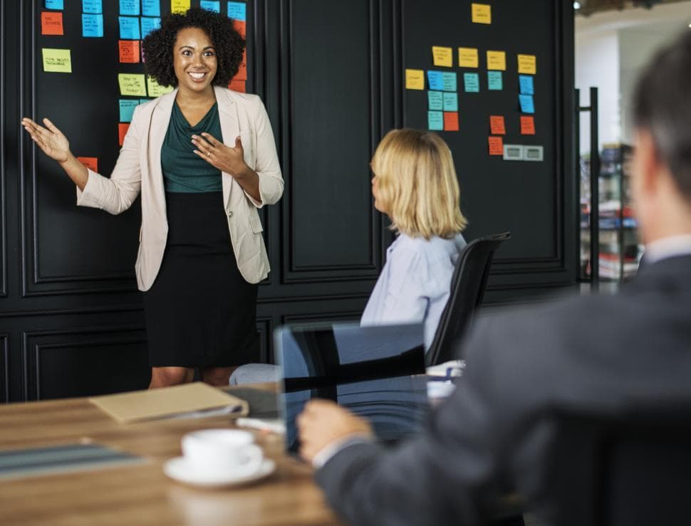 confident exectuive presence at work - 2026